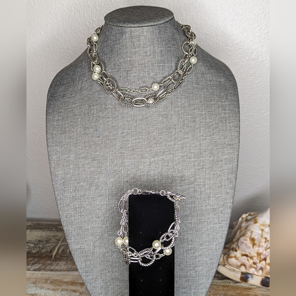 Premier Designs | Jewelry | Vintage Premier Design Multi Strand Silver ...